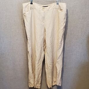 Lane Bryant 55% Linen Women's Pants Size 18